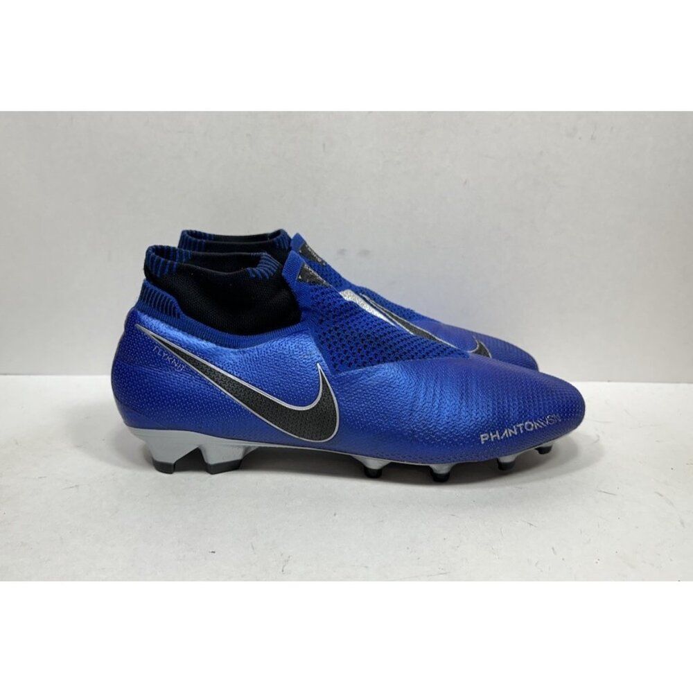 Nike Phantom VSN Vision Elite DF FG Soccer Cleats AO3262-400 Blue Size 11.5